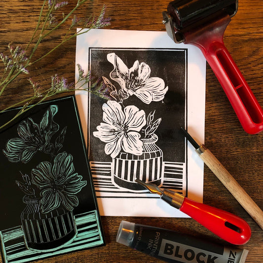 Introductieworkshop Botanisch Lino Snijden